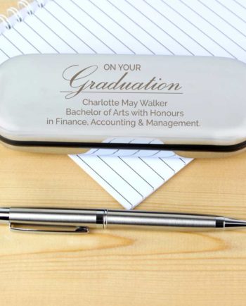 Personalised Graduation Pen and Box Set