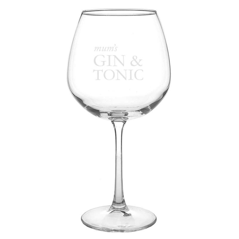 Personalised 'Gin and Tonic' Balloon Glass