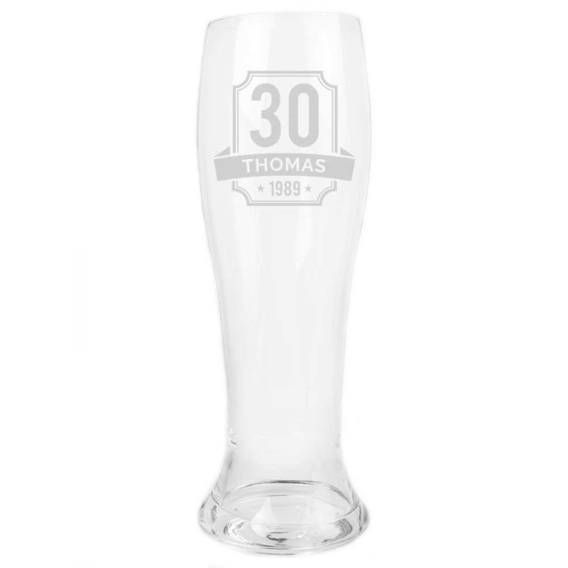 Personalised Special Birthday Giant Beer Glass