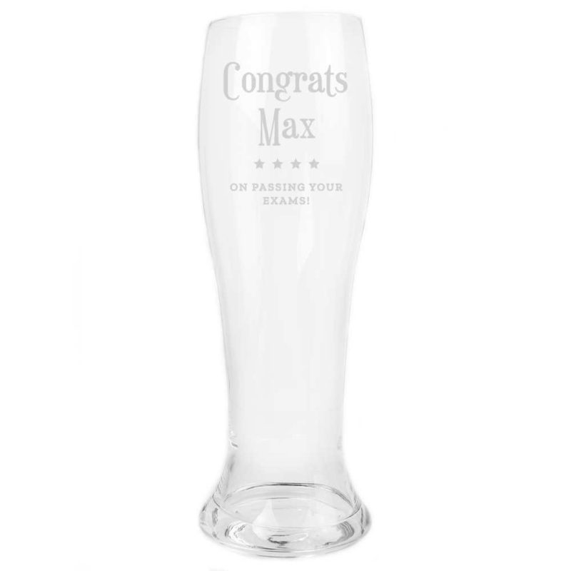 Personalised Giant Two And A Half Pint Glass