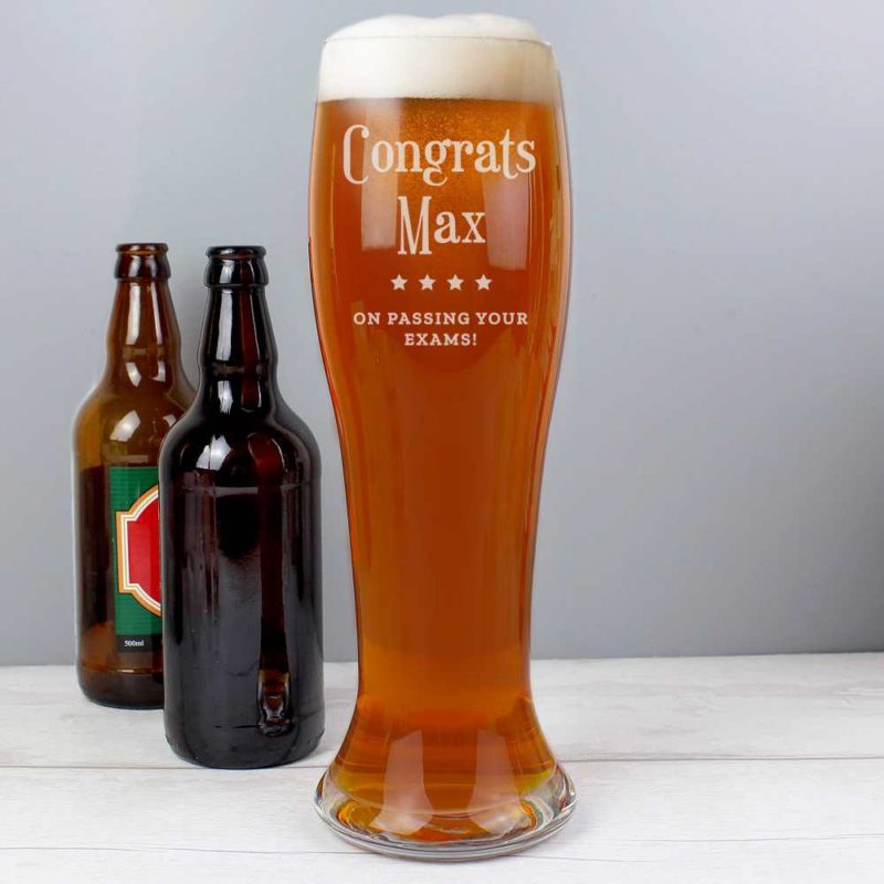 Personalised Giant Two And A Half Pint Glass
