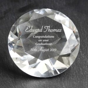 Personalised Occasions Diamond Paperweight