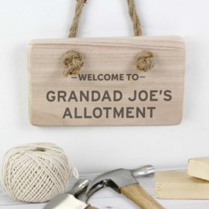 Personalised Welcome To... Wooden Hanging Sign