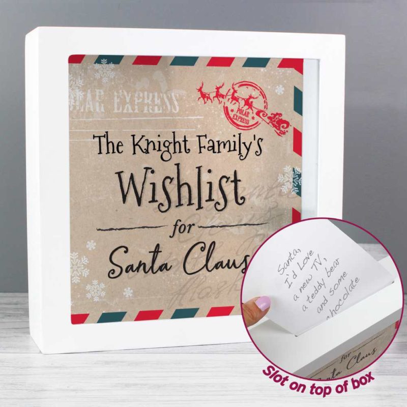 Personalised 'Wishlist for Santa' Keepsake Box