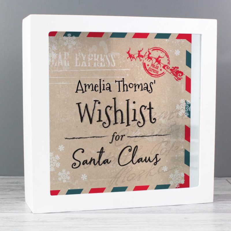 Personalised 'Wishlist for Santa' Keepsake Box