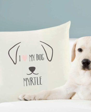 Personalised Dog Features Cushion Cover