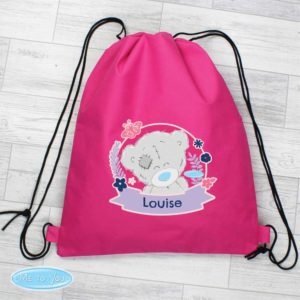 Personalised 'Me To You' Hot Pink P.E Kit Bag