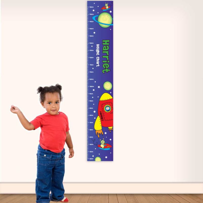 Personalised Rocket & Planets Height Chart