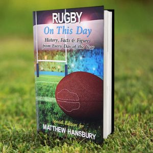 Personalised Rugby On This Day Book