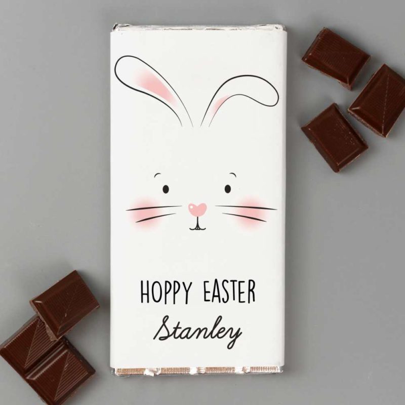 Personalised Bunny Milk Chocolate Bar