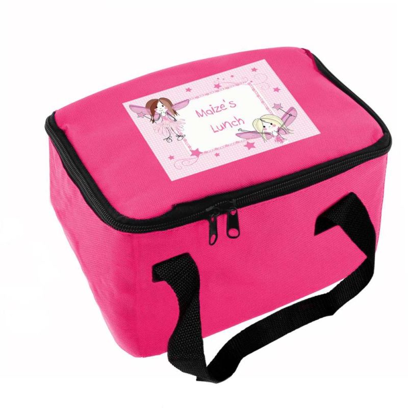 Personalised Fairy Hot Pink Lunch Bag