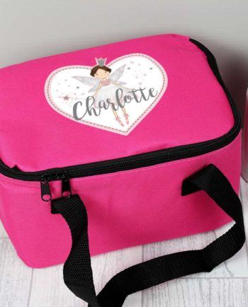 Personalised Magical Fairy Hot Pink Lunch Bag