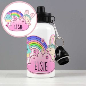 Personalised Emoji Bunny Drinks Bottle