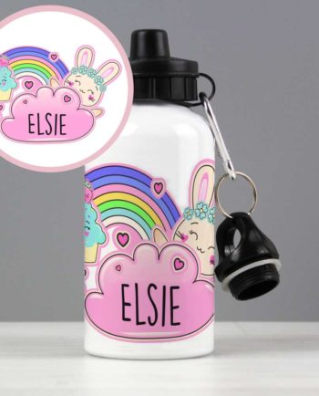 Personalised Emoji Bunny Drinks Bottle