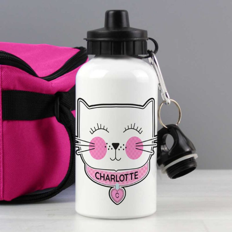 Personalised' Purrfect Cat' Drinks Bottle