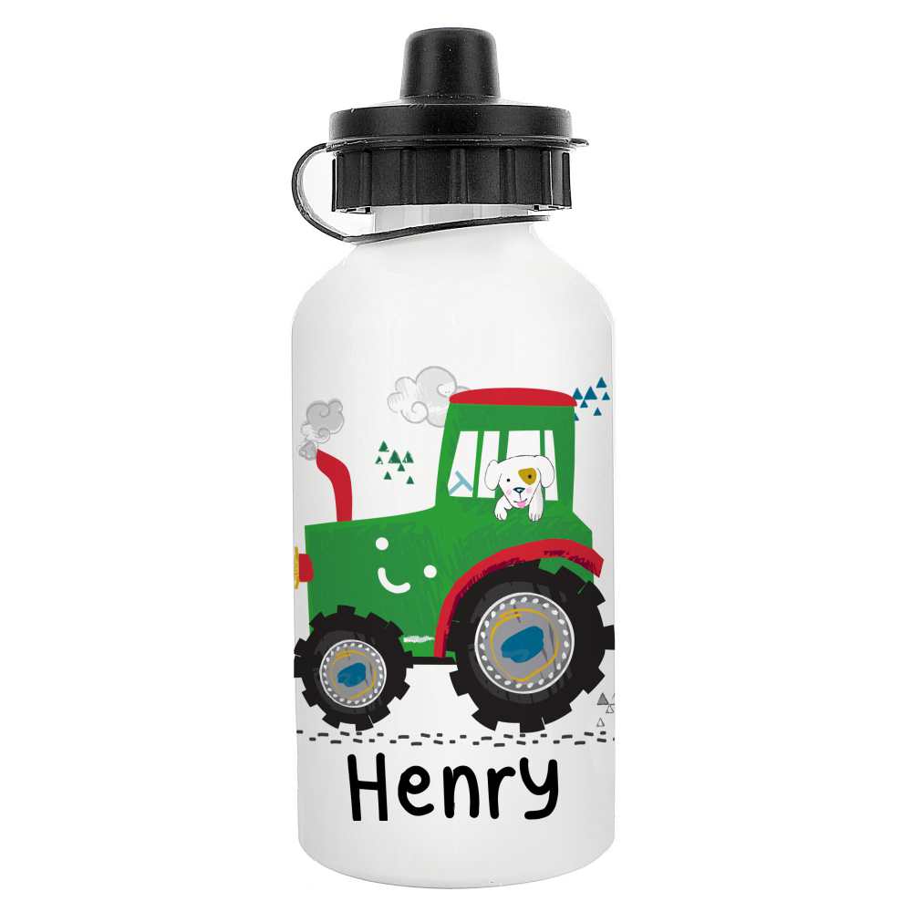 Personalised Tractor Drinks Bottle Personalised Tractor Drinks Bottle