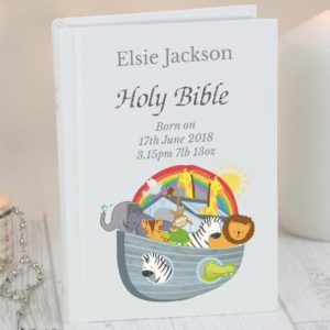 Personalised 'Noah's Ark' Holy Bible