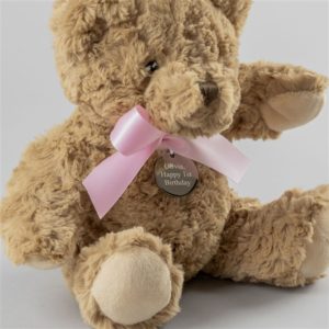 Personalised Baby Girl Bramble Bear