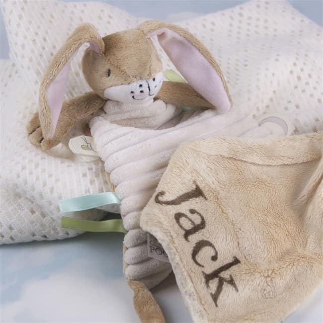 Personalised Nutbrown Baby's Snuggle Blanket