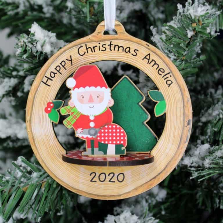 Personalised Make Your Own 3D Santa Christmas Decoration