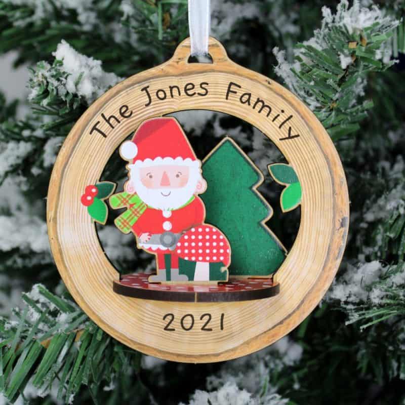 Personalised Make Your Own 3D Santa Christmas Decoration