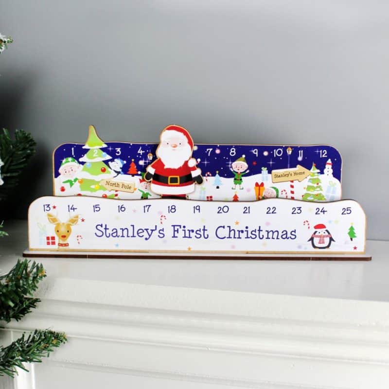 Personalised Make Your Own Santa Christmas Advent Countdown Kit