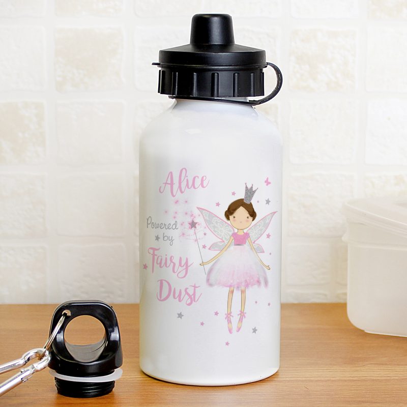 Personalised 'Powered by Fairy Dust' Drinks Bottle