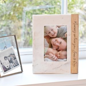 Personalised Mango & Marble Photo Frame