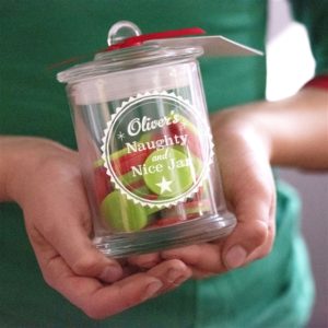 Personalised Naughty & Nice Jar