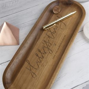 'Hubby's Things' Coin Tray