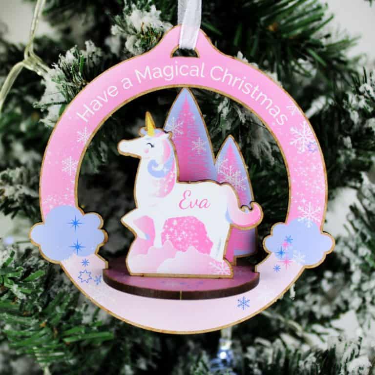 Personalised Make Your Own 3D Unicorn Decoration Kit