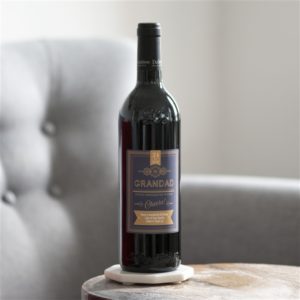 Personalised Classic Label Bottle Of Red Wine
