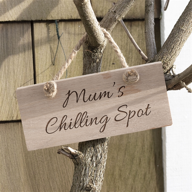 Personalised Wooden Hanging Sign