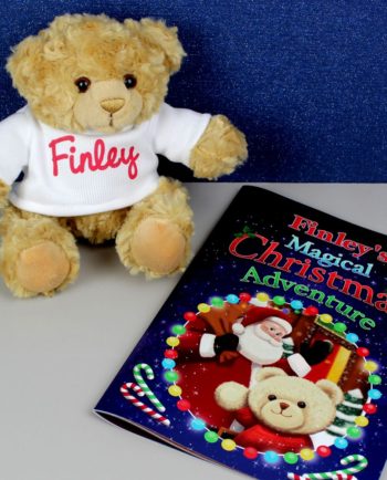 Magical Christmas Adventure Personalised Story Book & Teddy Bear