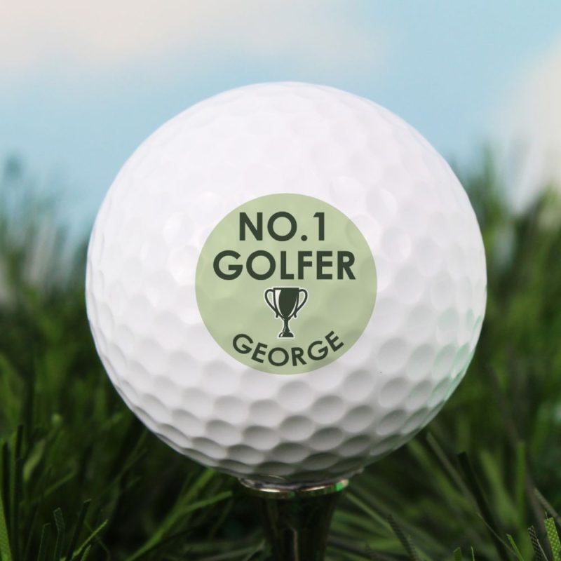 Personalised 'No.1 Golfer' Golf Ball