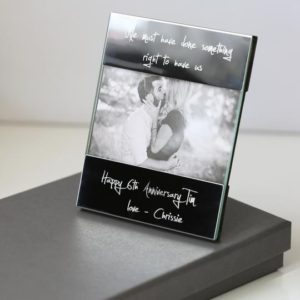 Handwriting Engraving Photo Frame