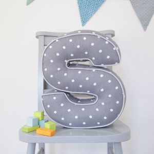 Personalised Spotty Letter Cushion