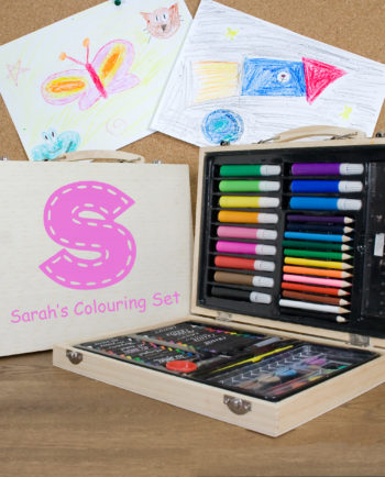 Personalised Children's Colouring Set