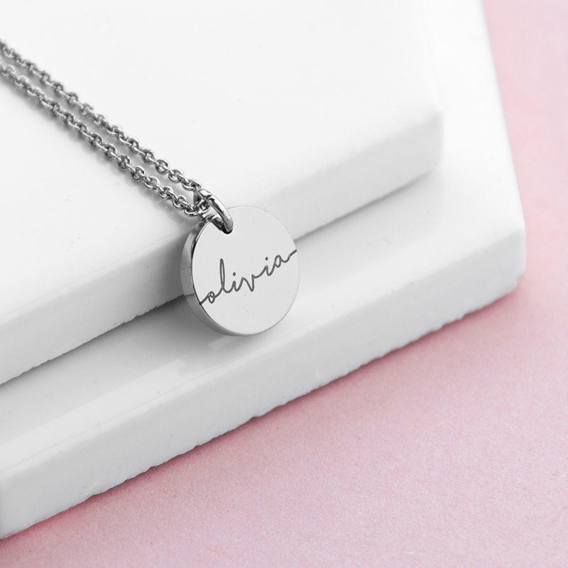 PERSONALISED DISC NECKLACE
