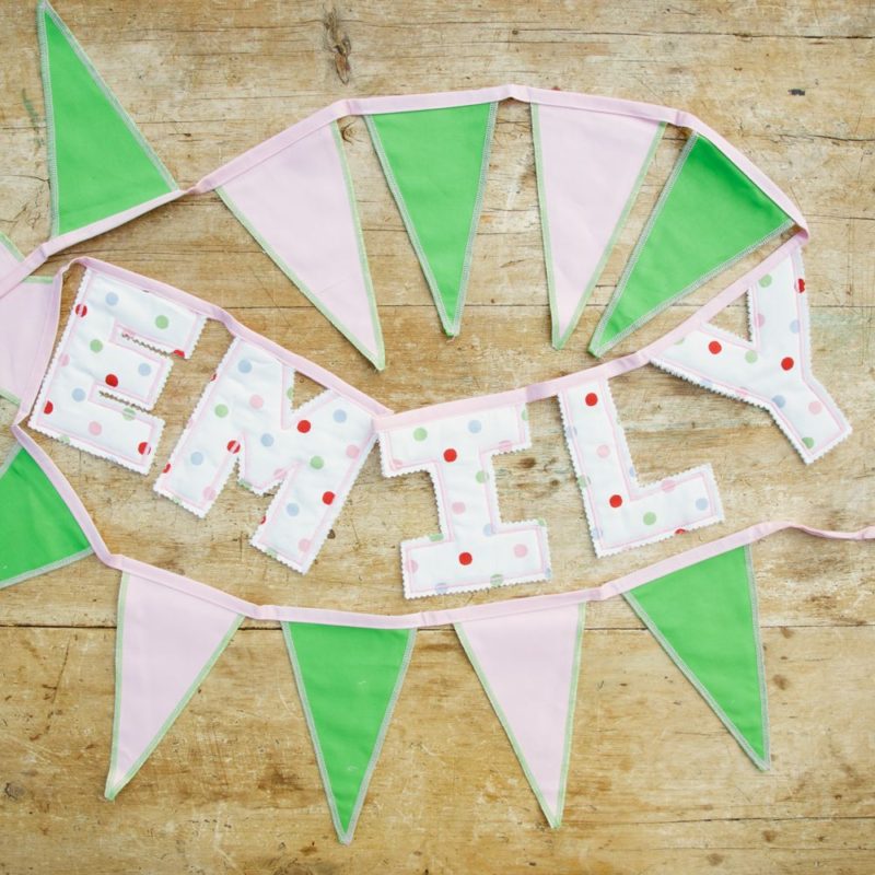 Personalised Fabric Letter Bunting