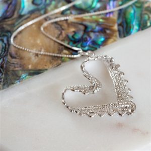 Lace Heart Necklace