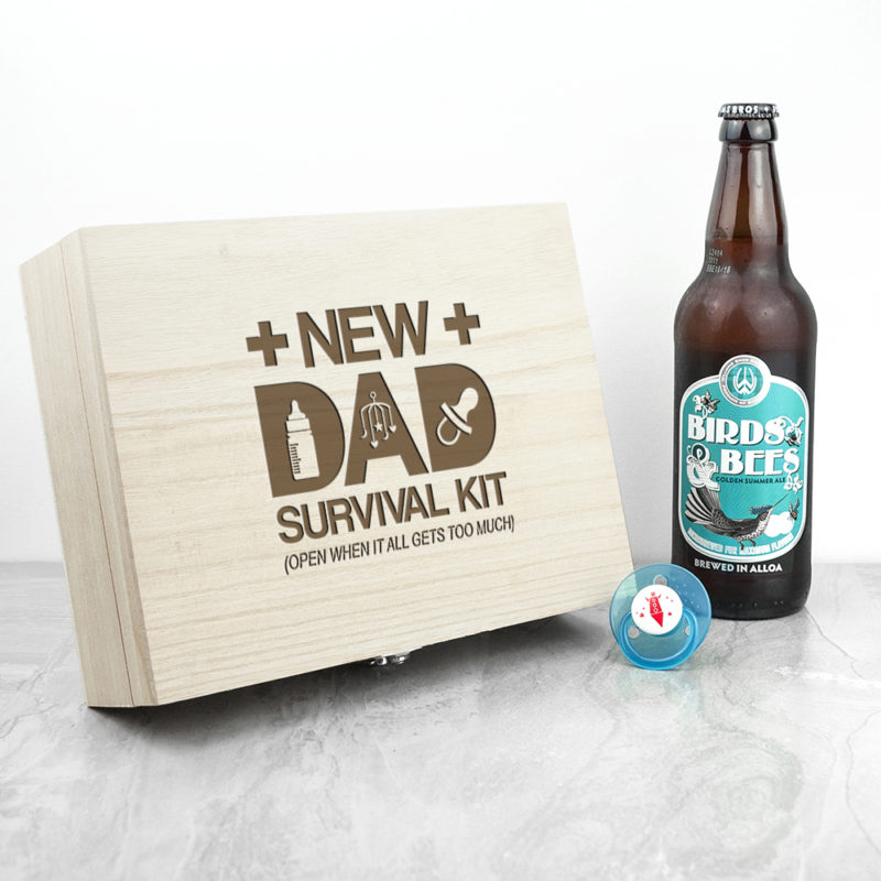 Personalised New Dad Survival Box