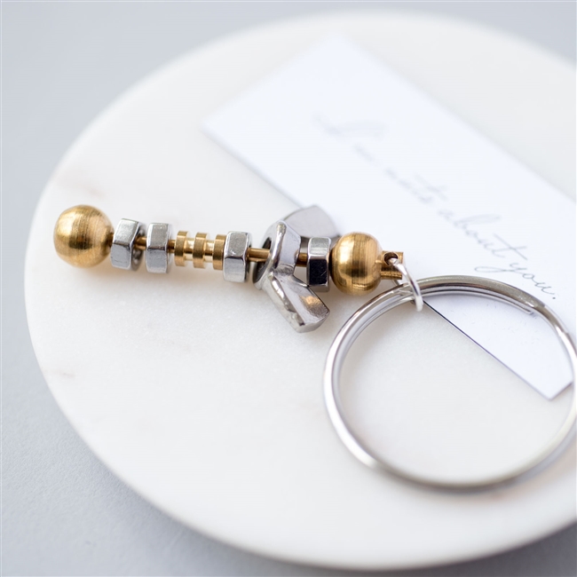 'Nuts About You' Keyring
