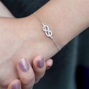 Infinity Cubic Zirconia Bracelet