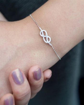 Infinity Cubic Zirconia Bracelet