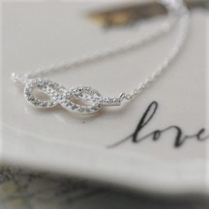 Infinity Cubic Zirconia Necklace