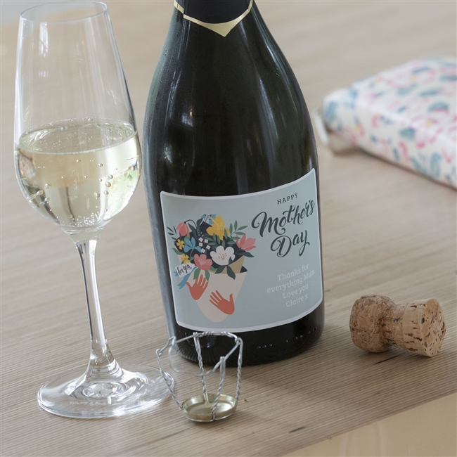 Personalised Mother's Day Bouquet Prosecco