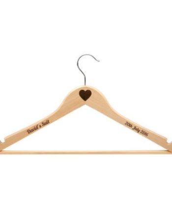 Personalised Mens Wooden Suit Hanger