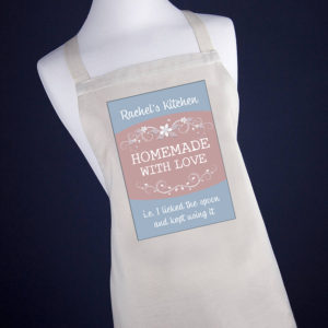 Personalised Homemade With Love Apron