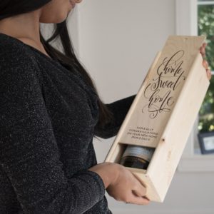 Personalised Home Sweet Home Wine Box